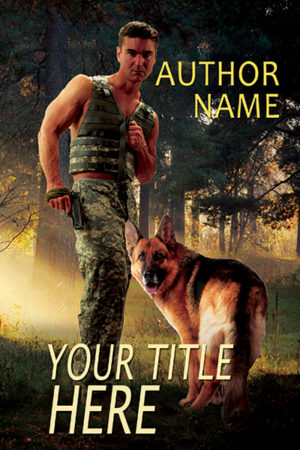 K9 military romance or romantic suspense premade ebook cover