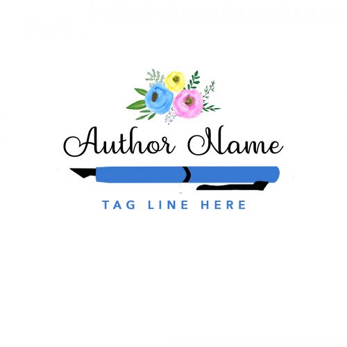 Blue pen author logo