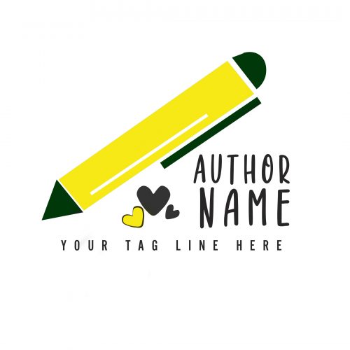Pencil or Pen Premade Author Logo Design