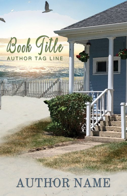 Beach House Fiction or Women's Fiction Premade eBook Cover