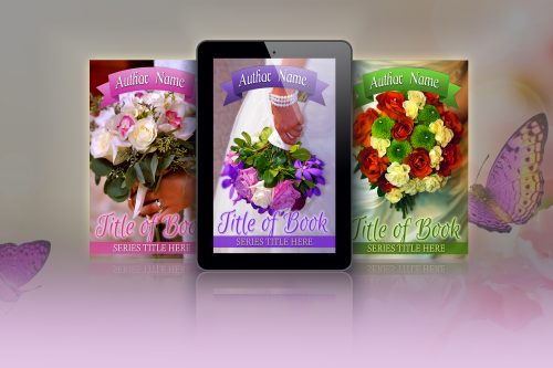 Contemporary Romance with Wedding Bouquet or Flowers Premade Book Cover Series