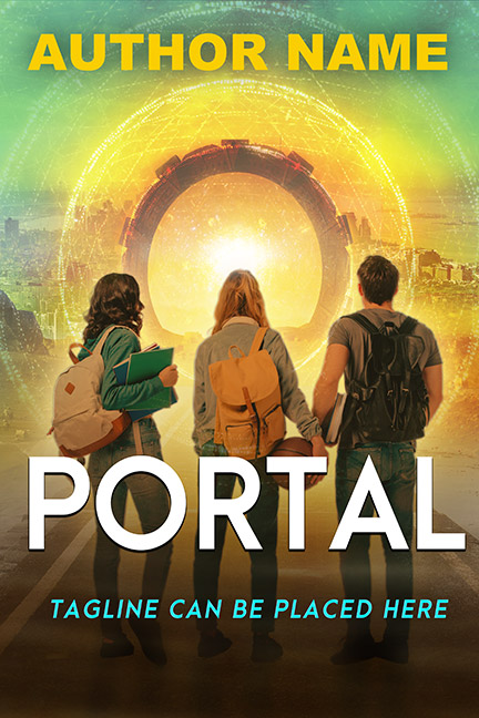 YA Portal - A Young Adult Urban Fantasy time-warp Premade Book Cover