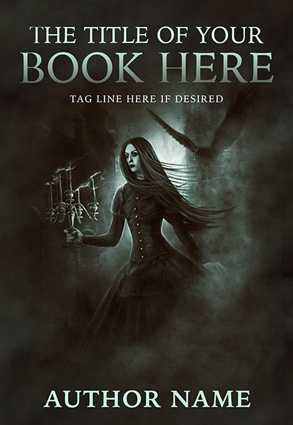 Witch Horror or Dark Fantasy Premade Book Cover