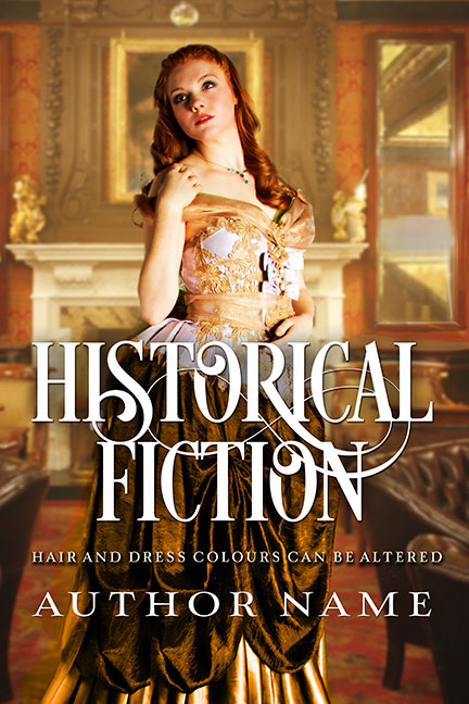 Historical Regency Girl/Woman and Ballroom Premade Book Cover