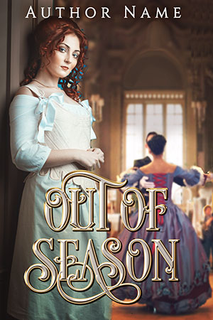 Regency Girl and Ballroom Historical Premade Book Cover