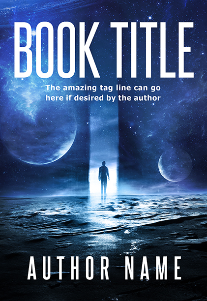 Sci-Fi Abstract Surreal Mystery Space Premade Book Cover