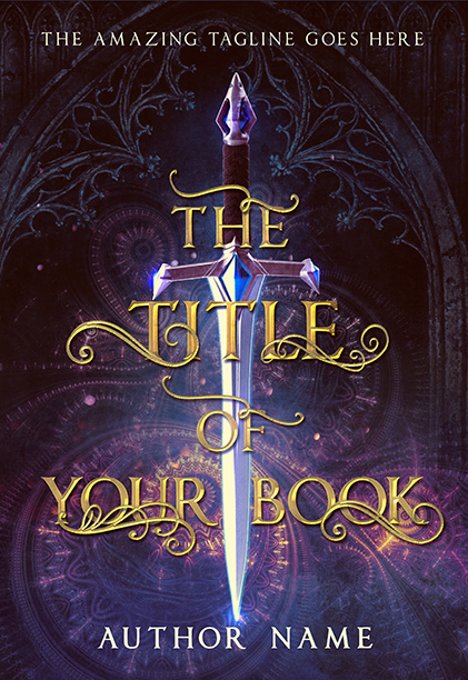 Fantasy or Young Adult Magic Dagger Premade Book Cover