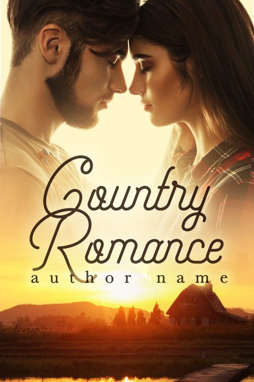 Sweet Country or Western Romance Couple Premade Book Cover