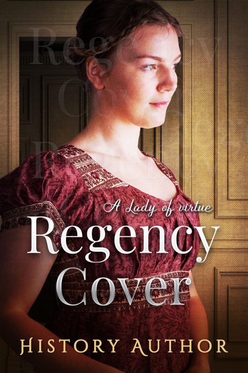 Regency Era Young Woman Premade Book Cover