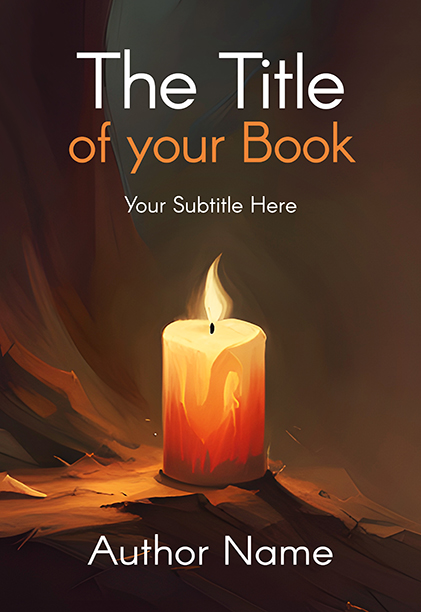 Candle in the Dark Premade Book Cover