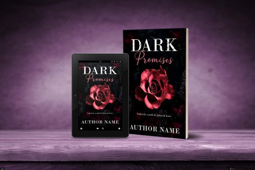 Dark Promises - Dark Romance Premade Book Cover 3D